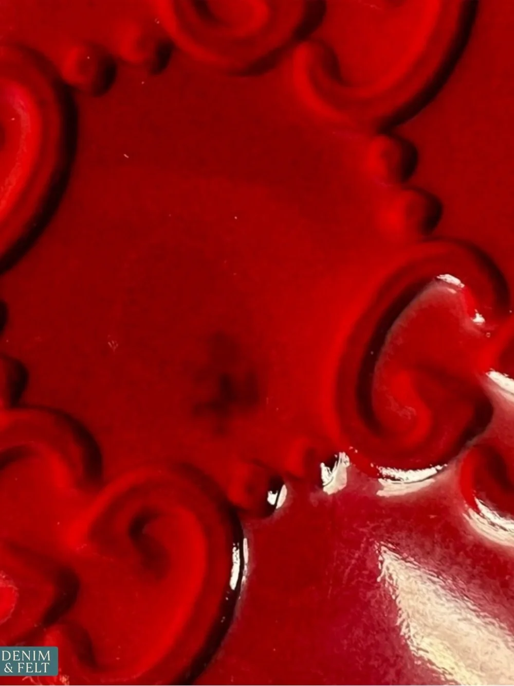 Gucci Red Guccissima Patent Leather Heart Logo Wallet‎ Bifold Vintage - Picture 10 of 13